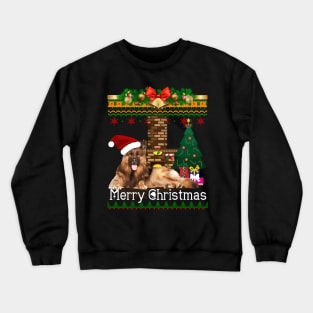 Ugly Christmas Sweater GERMAN SHEPHERD Crewneck Sweatshirt